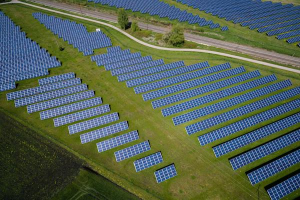 Renewable energy wind turbines and solar panels